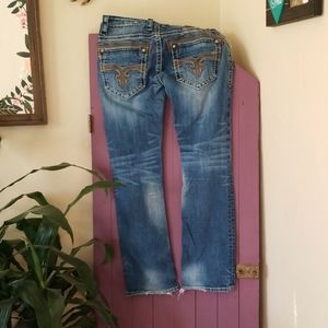 Mens rock revival pants